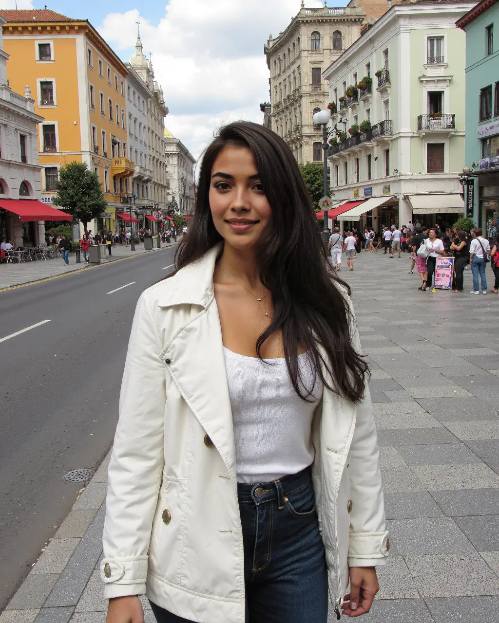pretty girl in europe
